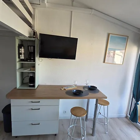 Le Belvedere De L'ile - 4pers - Vue Sur Le Port - Parking - Clim - Wifi - Histoire De Cles 아파트 아그